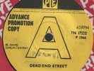 THE KINKS dead end street one sided PYE UK DEMO m 1966