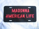 Madonna American Life Rare UK Promo Car Licence Plate