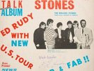 ED RUDY It's Here Luv Rolling Stones LP Autographed