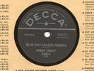 BUDDY HOLLY - Blue Days Black Nights - His 1st DECCA 78