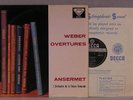 Weber Overtures Ansermet Decca BLUE Back SXL 2112 NM