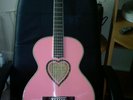ROBBIE WILLIAMS SIGNED GUITAR AS USED IN VIDEO.. RARE