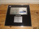 PET SHOP BOYS DISCOGRAPHY PLATINUM AWARD SIGNED