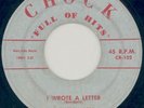 SERENADERS I wrote a Letter 45rpm 1958 Chock [LISTEN]