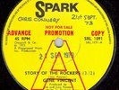 GENE VINCENT  Story Of The Rockers  RARE 1973 PROMO 7