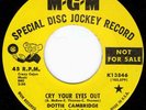 Dottie Cambridge - Cry Your Eyes Out - Northern Soul