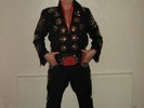 elvis jumpsuit the black matador not BK elvis eta NEW.