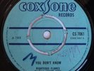 RIGHTEOUS FLAMES 45 YOU DON'T KNOW, RARE JAMAICA REGGAE