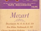 REEL TO REEL 2 TRACK - MOZART - FRITZ REINER