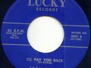 BILL ZEKIE BROWNING -I'LL PAY YOU BACK -ROCKBILLY -1958