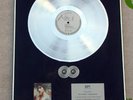 ENYA Watermark BPI CERTIFIED SALES AWARD GOLD DISC