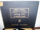 COLUMBIA (5)78rpm FRANCK QUATUOR CAPET MARCEL CIAMPI