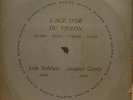 BOBESCO/Genty: Handel/Leclair/Veracini STEREO LP N-MNT
