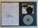 ROBBIE WILLIAMS SIGNED MUSIC DISPLAY ANGELS COA ,,RARE