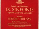 DGG RED STEREO BEETHOVEN SYMPHONY NO. 9 FRICSAY 2 LP NM