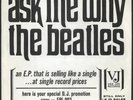 BEATLES ASK ME WHY + 3 Vee Jay Promo Picture Sleeve PS
