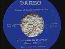 Danny & Galaxies 45 rockabilly 1950s Darbo RARE