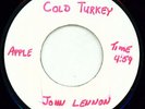 Beatles Lennon Cold Turkey Test Pressing 45 NM- / VG++
