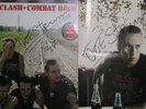 CLASH COMBAT ROCK+POSTER SIGNED BY JOE IN YORK MAY 85