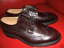 Pair of genuine leather mens brogues size 8 1/2, NEW 