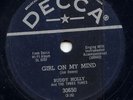 BUDDY HOLLY -GIRL ON MY MIND -78 RPM -DECCA  -CANADA NM