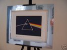 PINK FLOYD DARK SIDE WOW SIGNED CANVAS POP ART CHROME