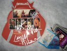 METALLICA RARE JUMP IN THE FIIRE SHAPED/LP SIGNED CLIFF