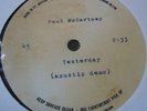 the beatles - acetate metallic - yesterday - vg++