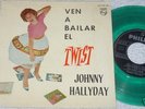 JOHNNY HALLYDAY  Spain  EP MONO green vinyl