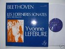 LP BEETHOVEN / Y. LEFEBURE  FY  051 Autographed Signed