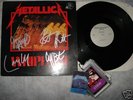METALLICA WHIPLASH/KILL EM ALL RARE SIGNED CLIFF + 3