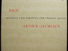 PHILIPS - BACH 6 Sonatas & Partitas for Violin GRUMIAUX