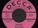 Rare Northern Soul 45 - JEAN CARTER (Decca)