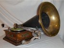 1901 Columbia AJ Top Crank Disc Graphophone- WORKS