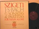 VANGUARD BG 627/9 BACH 6 Sonatas/Partitas SZIGETI NM