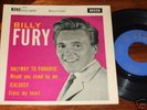 BILLY FURY - E.P. HALFWAY TO PARADISE MONO SINGLE 7'