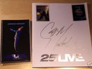 George Michael signed tour book + backstage passes1
