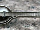 PAUL McCARTNEY BASS GUITAR BADGE THE BEATLES 1960s