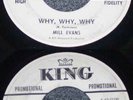 RARE northern soul MILL EVANS KING 6084 WHY WHY..  HEAR