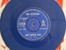 BEATLES She Loves You TURKISH BLUE WAX 45 COLOUR VINYL