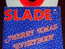 SLADE - MERRY XMAS - RARE WHITE VINYL BELGIAN SINGLE