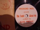VERY RARE ELVIS PRESLEY HMV THE TRUTH ABOUT ME RECORD