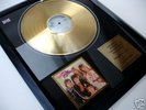 BAY CITY ROLLERS 24ct GOLD RECORD AWARD VERY RARE