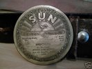 JERRY LEE LEWIS SUN RECORD COMPANY BELT BUCKLE 1970'S