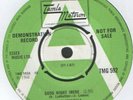 THE ORIGINALS good night irene TMG 592 DEMO motown MINT