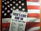 SLY & FAMILY STONE THERE'S RIOT SEALED ORIG LP wSTICKER