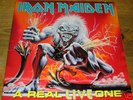 IRON MAIDEN - A REAL LIVE ONE LP RARE GATEFOLD