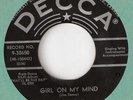 BUDDY HOLLY -GIRL ON MY MIND -45 RPM -DECCA -CANADA NM
