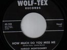RARE ROCKABILLY 45 HAROLD MONTGOMERY WOLF-TEX 103