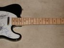 KYLIE MINOGUE, TOM JONES, ROBBIE WILLIAMS SIGNED GUITAR
